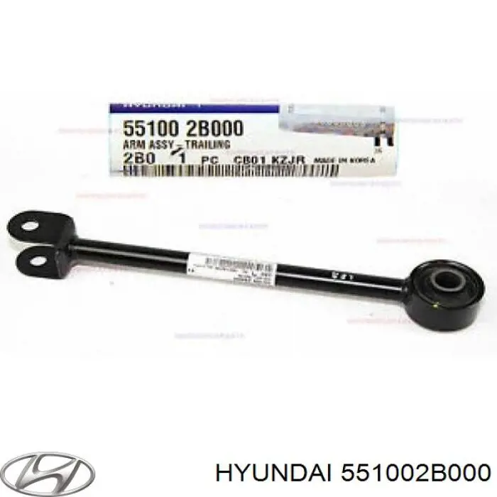Compre 551002B000 Hyundai/Kia Barra longitudinal de suspensão traseira