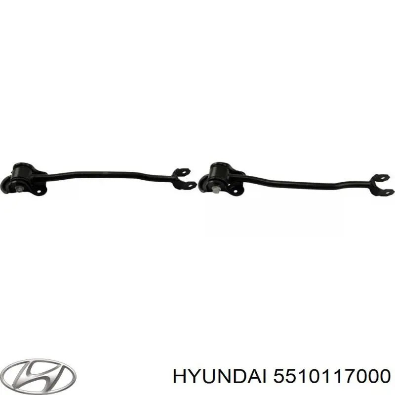 5510117000 Hyundai/Kia Braço oscilante (tração) longitudinal inferior direito de suspensão traseira