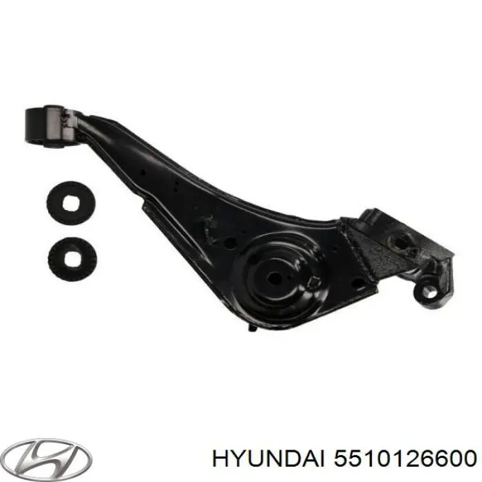 5510126600 Hyundai/Kia Braço oscilante (tração) longitudinal inferior direito de suspensão traseira