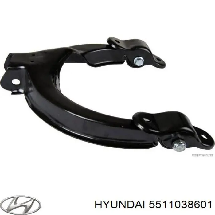 Compre 5511038601 Hyundai/Kia Braço oscilante superior esquerdo de suspensão traseira