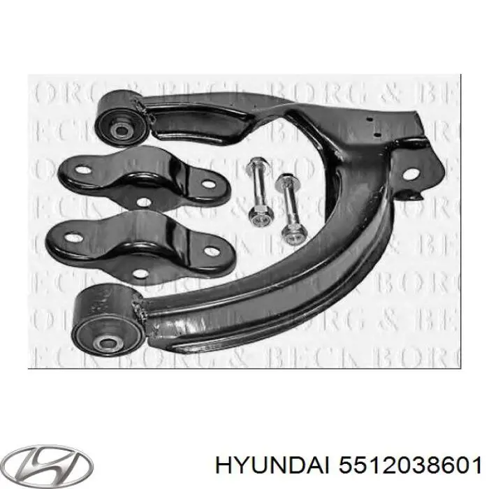 Braço oscilante superior direito de suspensão traseira Hyundai/Kia 5512038601 preço, a partir de 54,48 USD