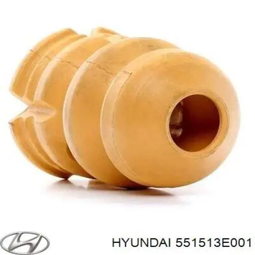551513E001 Hyundai/Kia Pára-choque (grade de proteção) de amortecedor traseiro