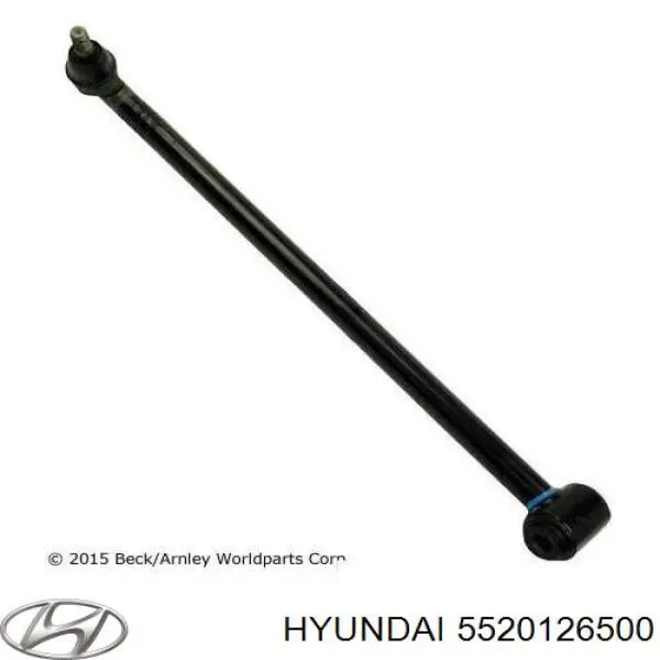 Compre 5520126500 Hyundai/Kia Braço oscilante transversal direito de suspensão traseira