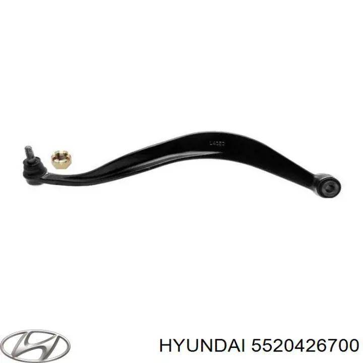 5520426700 Hyundai/Kia Braço oscilante inferior esquerdo de suspensão traseira