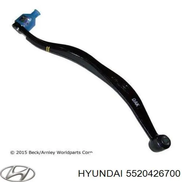 Braço oscilante inferior esquerdo de suspensão traseira Hyundai/Kia 5520426700 preço, a partir de 80,02 USD
