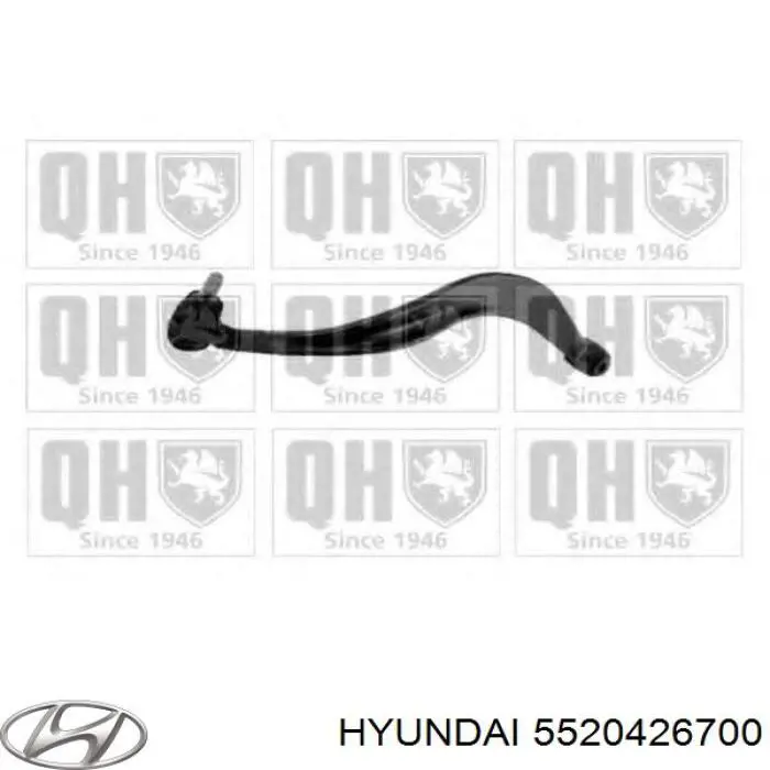 Compre 5520426700 Hyundai/Kia Braço oscilante inferior esquerdo de suspensão traseira