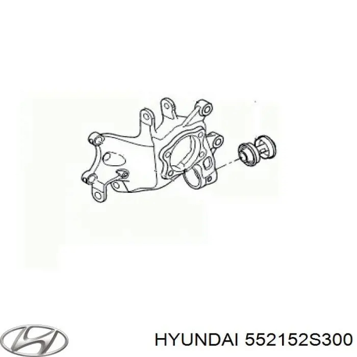 Bloco silencioso do pino de apoio traseiro Hyundai/Kia 552152S300 preço, a partir de 15,88 USD
