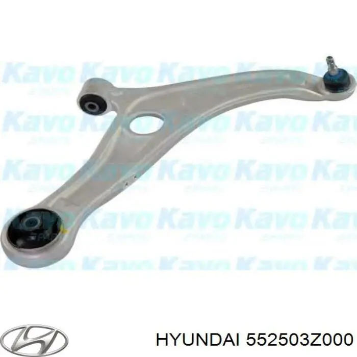 552503Z000 Hyundai/Kia Barra transversal de suspensão traseira