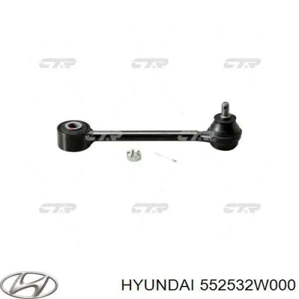 Compre 552532W000 Hyundai/Kia Bloco silencioso da barra Panhard (de suspensão traseira)