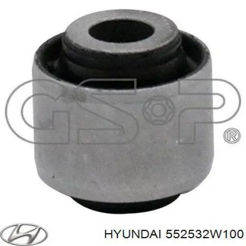 552532W100 Hyundai/Kia Bloco silencioso da barra Panhard (de suspensão traseira)