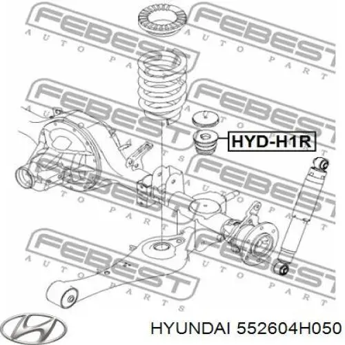 Grade de proteção da suspensão de lâminas traseira 552604H000 Hyundai/Kia