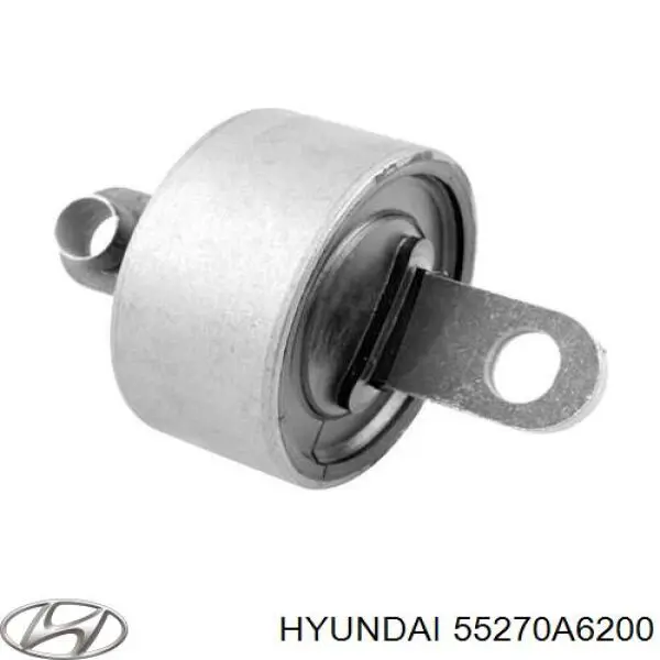 55270A6200 Hyundai/Kia Braço oscilante (tração) longitudinal inferior esquerdo de suspensão traseira
