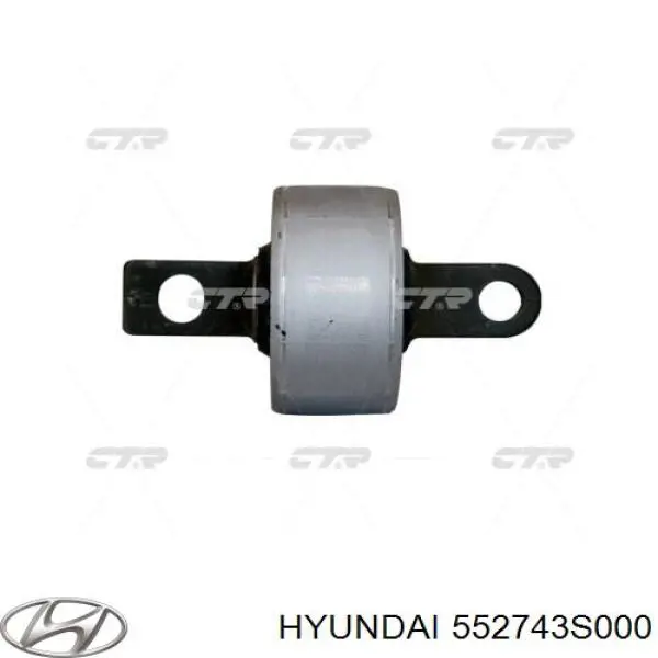 552743S000 Hyundai/Kia Bloco silencioso de braço oscilante traseiro longitudinal