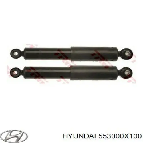 553000X100 Hyundai/Kia Amortecedor traseiro