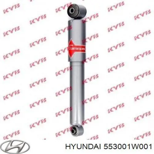 553001W001 Hyundai/Kia Amortecedor traseiro