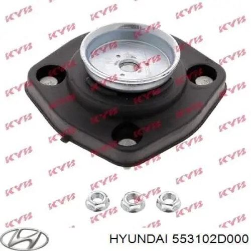 Compre 553102D000 Hyundai/Kia Suporte de amortecedor traseiro esquerdo