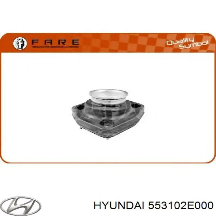 Compre 553102E000 Hyundai/Kia Suporte de amortecedor traseiro esquerdo