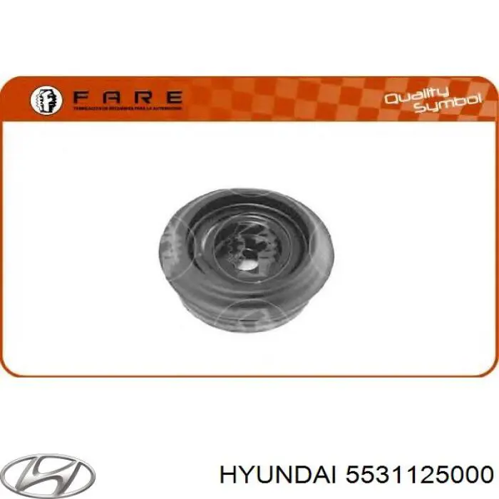 Compre 5531125000 Hyundai/Kia Suporte de amortecedor traseiro