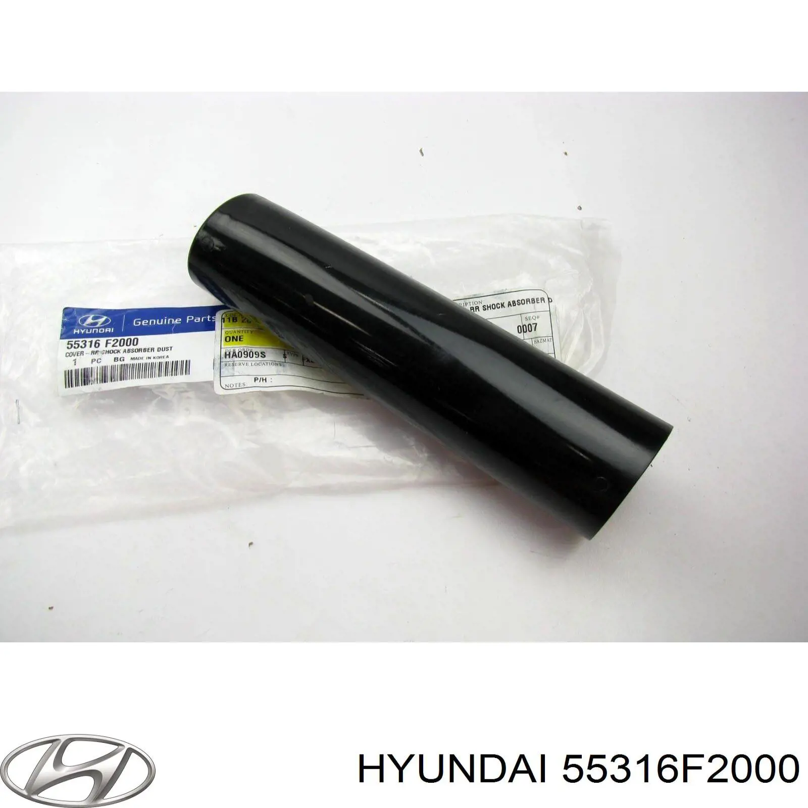 55316F2000 Hyundai/Kia Bota de proteção de amortecedor traseiro