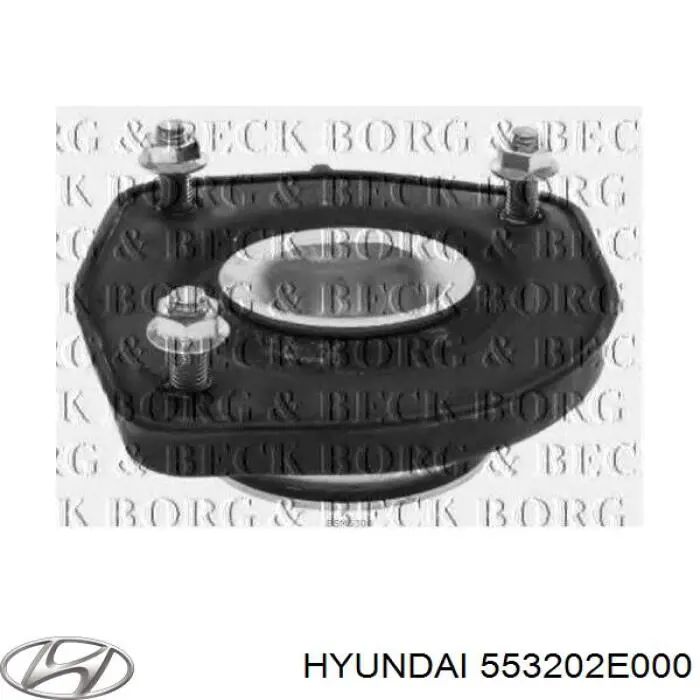 553202E000 Hyundai/Kia Suporte de amortecedor traseiro direito