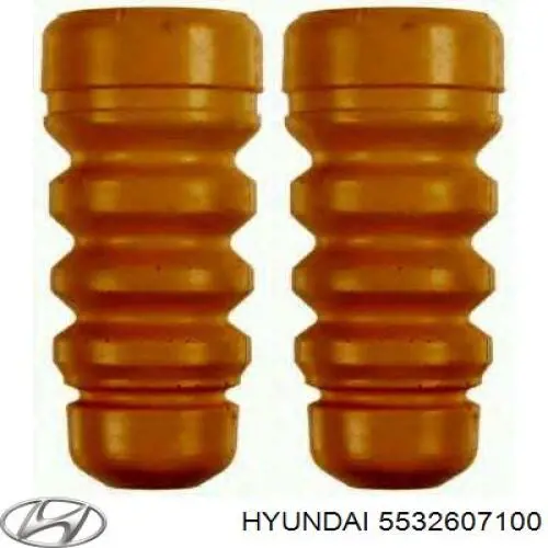 5532607100 Hyundai/Kia Pára-choque (grade de proteção) de amortecedor traseiro