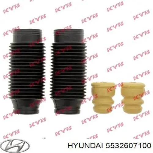 Compre 5532607100 Hyundai/Kia Pára-choque (grade de proteção) de amortecedor traseiro