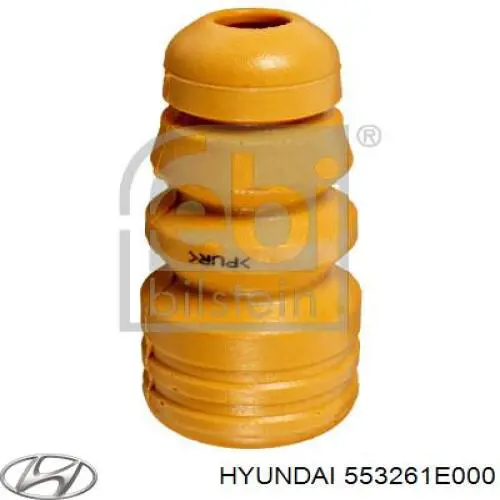 Compre 553261E000 Hyundai/Kia Pára-choque (grade de proteção) de amortecedor traseiro