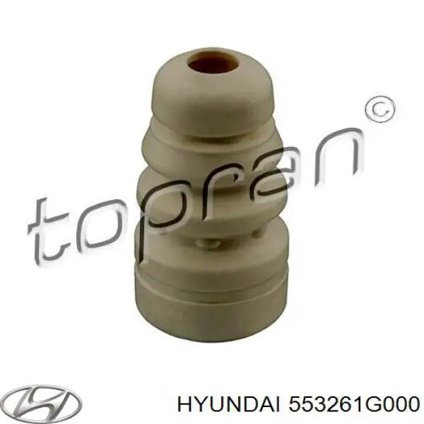 553261G000 Hyundai/Kia Pára-choque (grade de proteção) de amortecedor traseiro