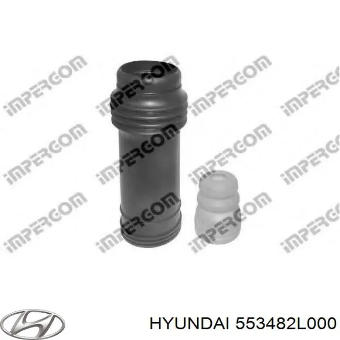 Compre 553482L000 Hyundai/Kia Pára-choque (grade de proteção) de amortecedor traseiro