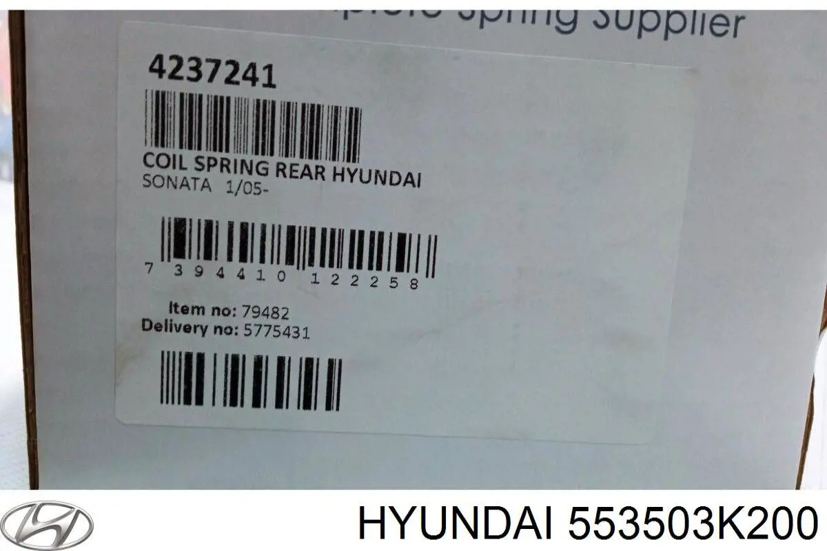 Mola traseira Hyundai/Kia 553503K200 preço, a partir de 36,00 USD
