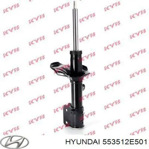 553512E501 Hyundai/Kia Amortecedor traseiro esquerdo