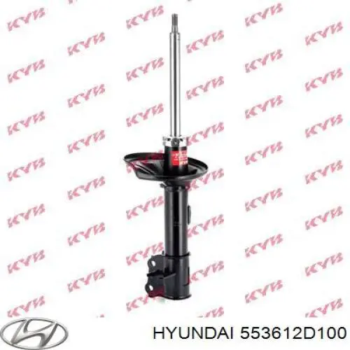 Compre 553612D100 Hyundai/Kia Amortecedor traseiro direito