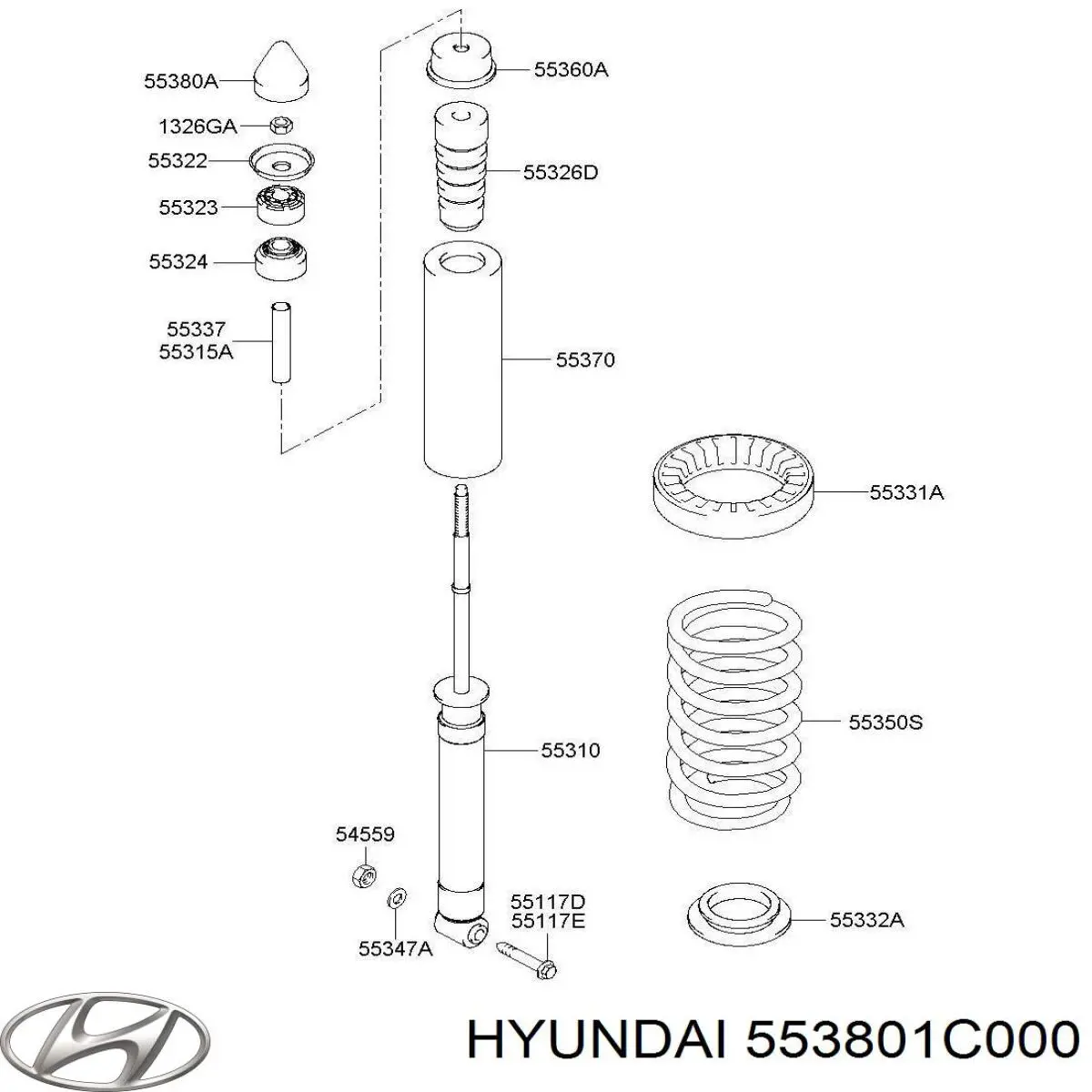 553801C000 Hyundai/Kia 