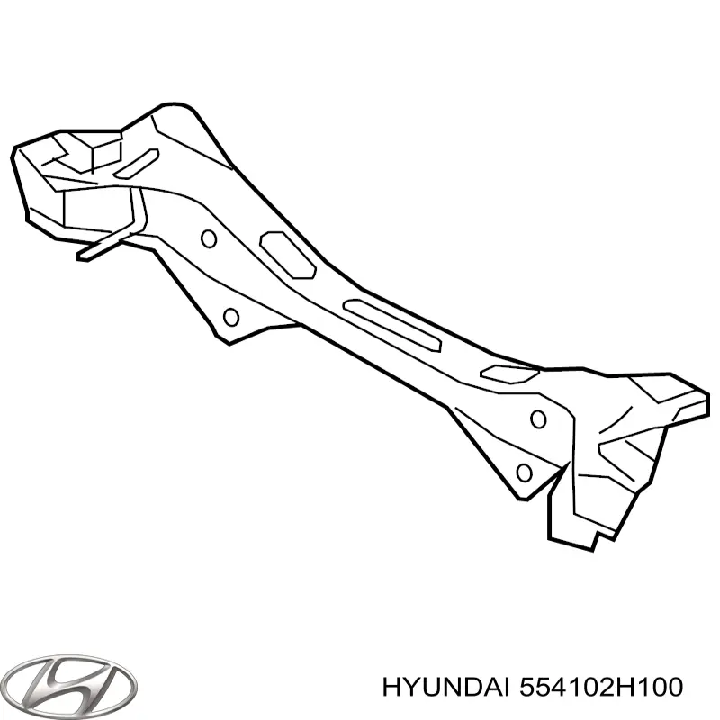 554102H100 Hyundai/Kia Viga de suspensão traseira (plataforma veicular)