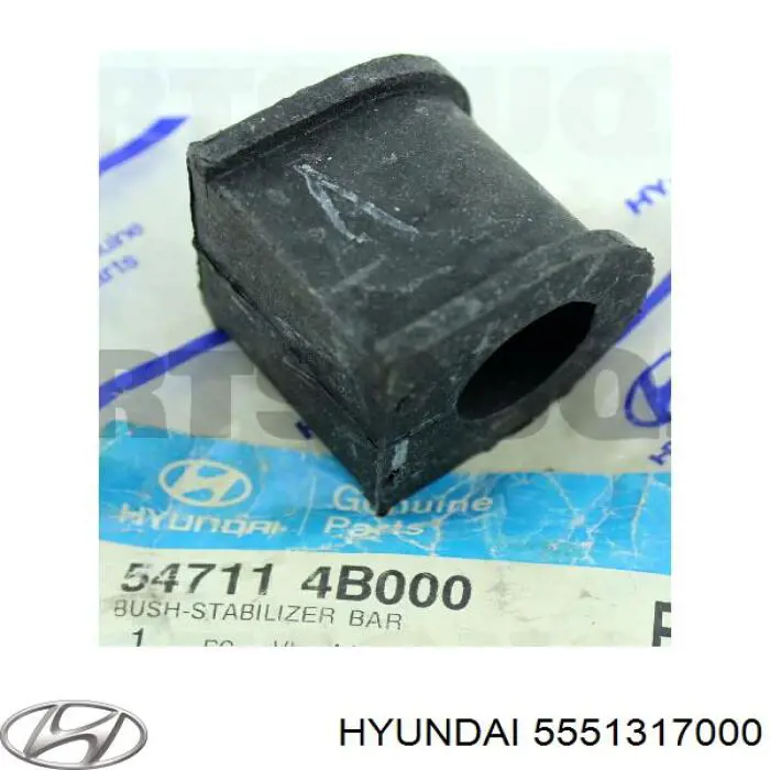 Bucha de estabilizador traseiro Hyundai/Kia 5551317000 preço, a partir de 3,78 USD