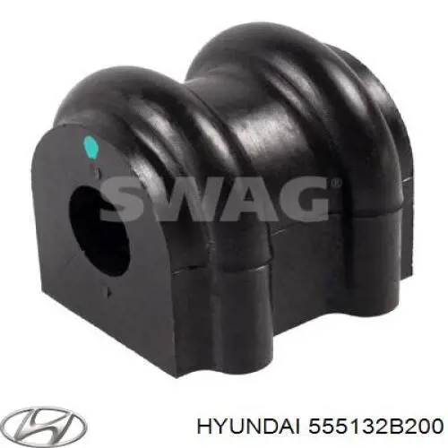 Bucha de estabilizador traseiro Hyundai/Kia 555132B200 preço, a partir de 4,82 USD