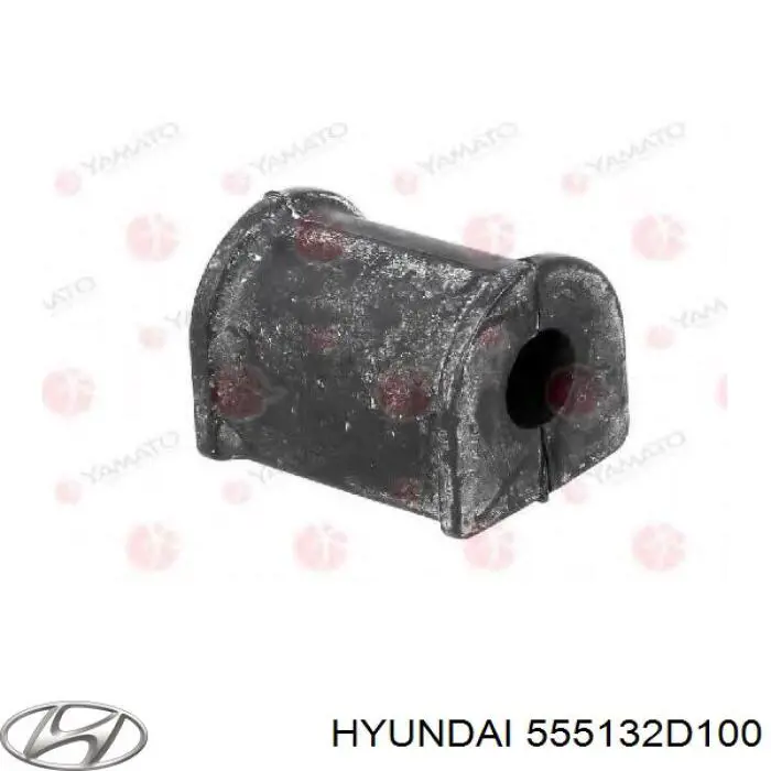 Compre 555132D100 Hyundai/Kia Bucha de estabilizador traseiro