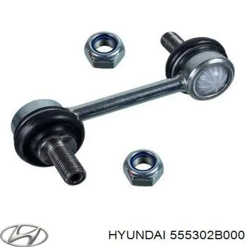 555302B000 Hyundai/Kia Montante de estabilizador traseiro