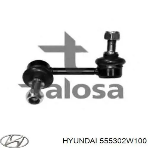 Compre 555302W100 Hyundai/Kia Montante esquerdo de estabilizador traseiro