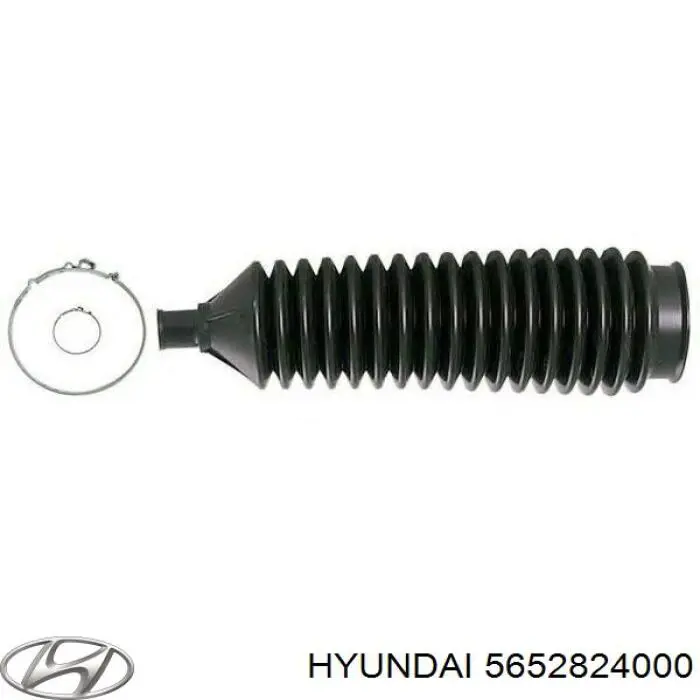 Compre 5652824000 Hyundai/Kia Bota de proteção do mecanismo de direção (de cremalheira)