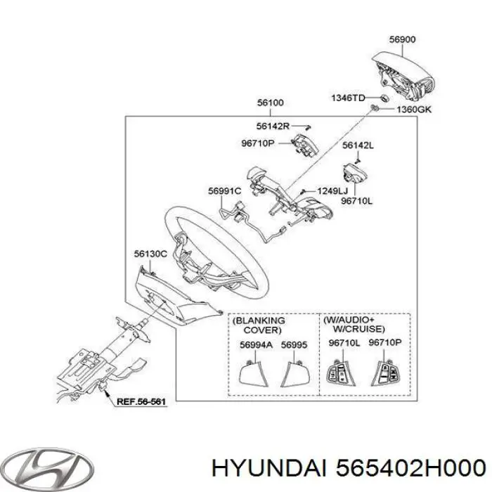 Compre 565402H000 Hyundai/Kia Tração de direção
