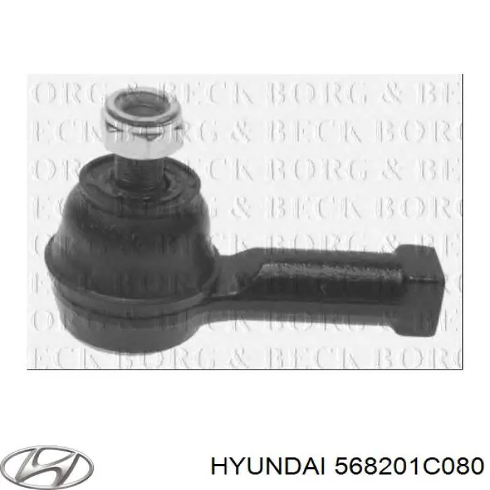 Ponta externa da barra de direção Hyundai/Kia 568201C080 preço, a partir de 17,19 USD