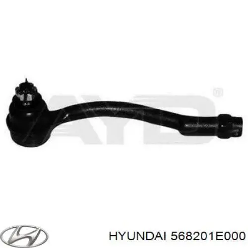 568201E000 Hyundai/Kia Ponta externa da barra de direção