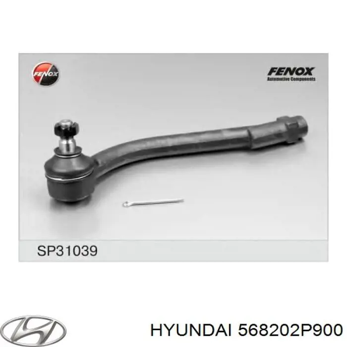 568202P900 Hyundai/Kia Ponta externa da barra de direção