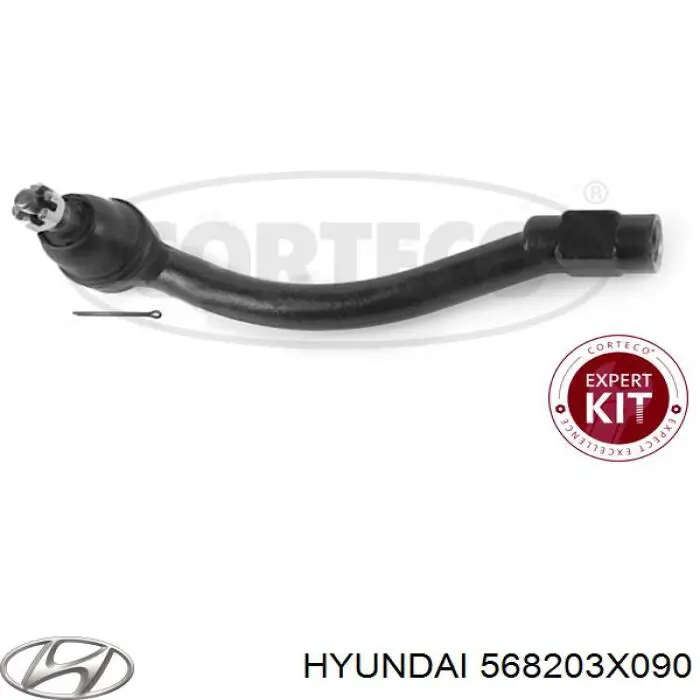 Compre 568203X090 Hyundai/Kia Ponta externa da barra de direção