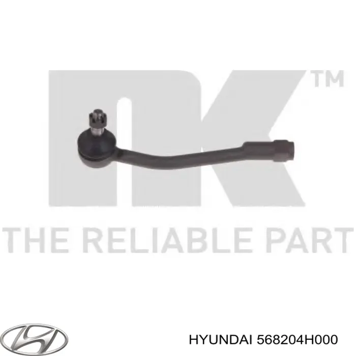 Ponta externa da barra de direção Hyundai/Kia 568204H000 preço, a partir de 24,24 USD