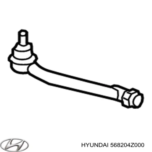 Ponta externa da barra de direção Hyundai/Kia 568204Z000 preço, a partir de 20,94 USD