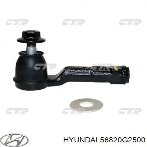 Ponta externa da barra de direção Hyundai/Kia 56820G2500 preço, a partir de 27,26 USD