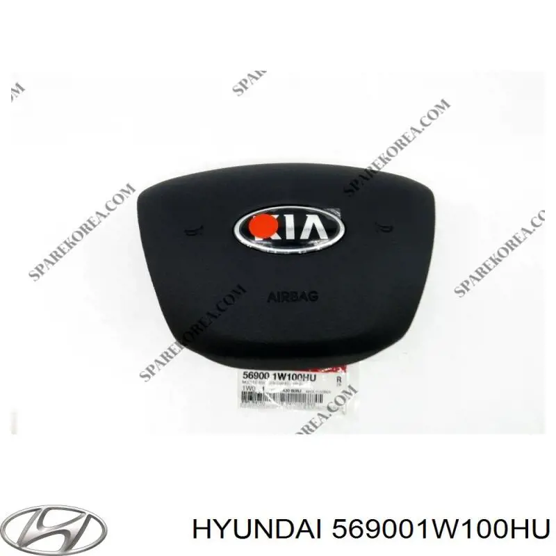 569001W100HU Hyundai/Kia Cinto de segurança (AIRBAG) de condutor