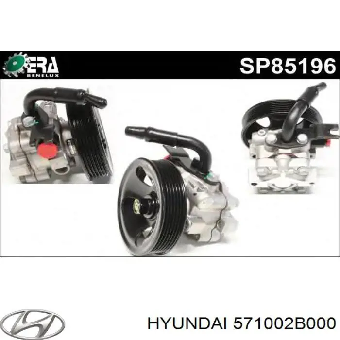 Bomba da Direção hidrâulica assistida Hyundai/Kia 571002B000 preço, a partir de 66,14 USD
